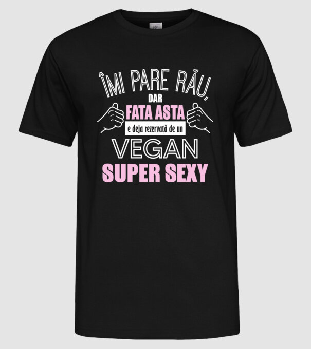 mi pare rău, dar fata asta e deja rezervată de un vegan super sexy model negru pe tricou