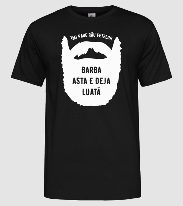 îmi pare rău fetelor, barba asta e deja luată model negru pe tricou