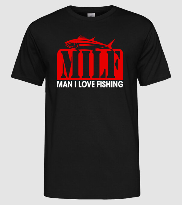 milf model negru pe tricou