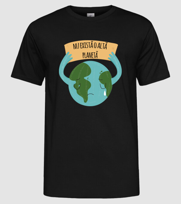 nu există o altă planetă model negru pe tricou