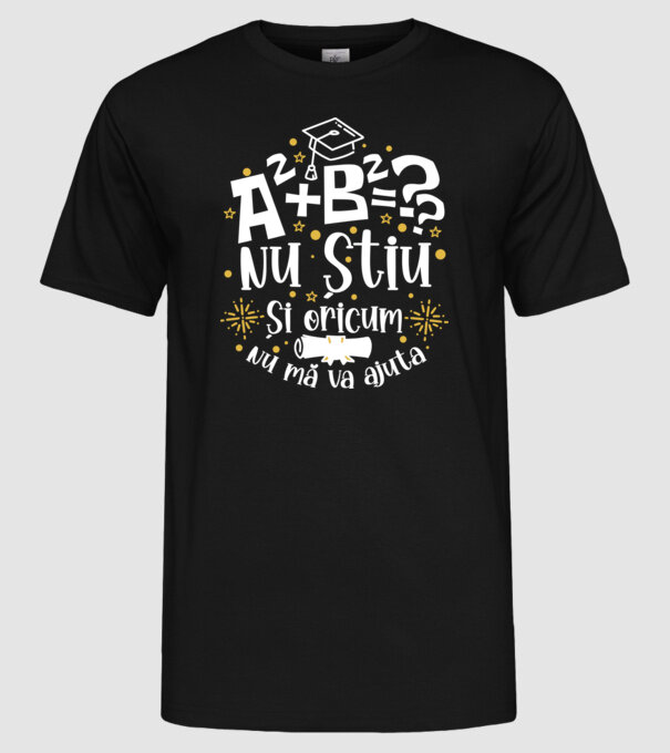 Nu știu, și oricum nu mă va ajuta model negru pe tricou