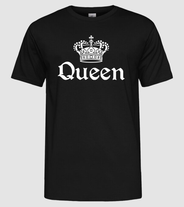 Queen model negru pe tricou