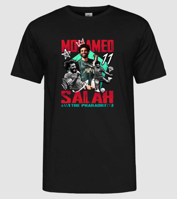 Salah tribute model negru pe tricou