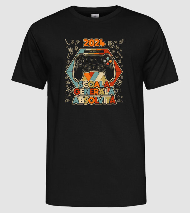 școala generală școala generală model negru pe tricou