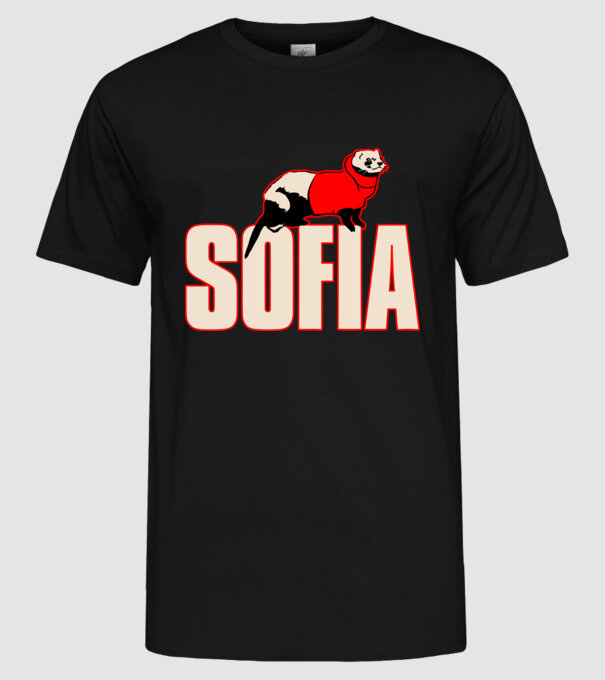 sofia la casa de papel model negru pe tricou
