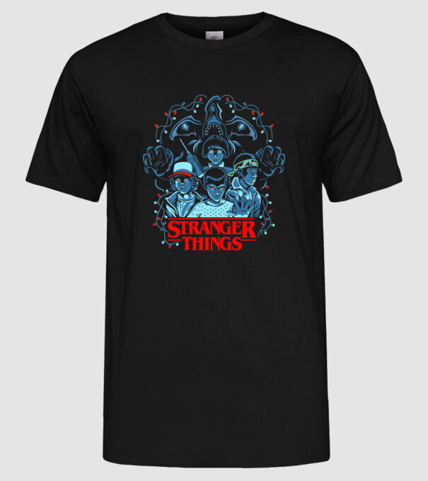 ST model negru pe tricou