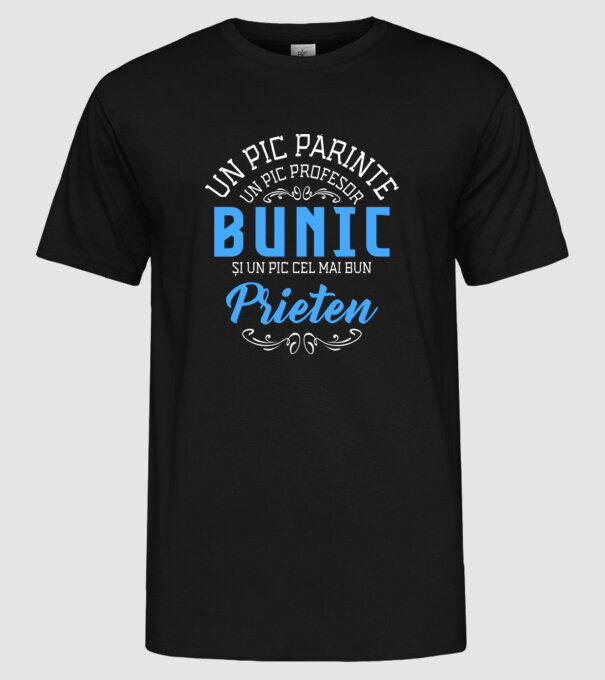 Un pic părinte, un pic profesor - bunic - și un pic cel mai bun prieten model negru pe tricou