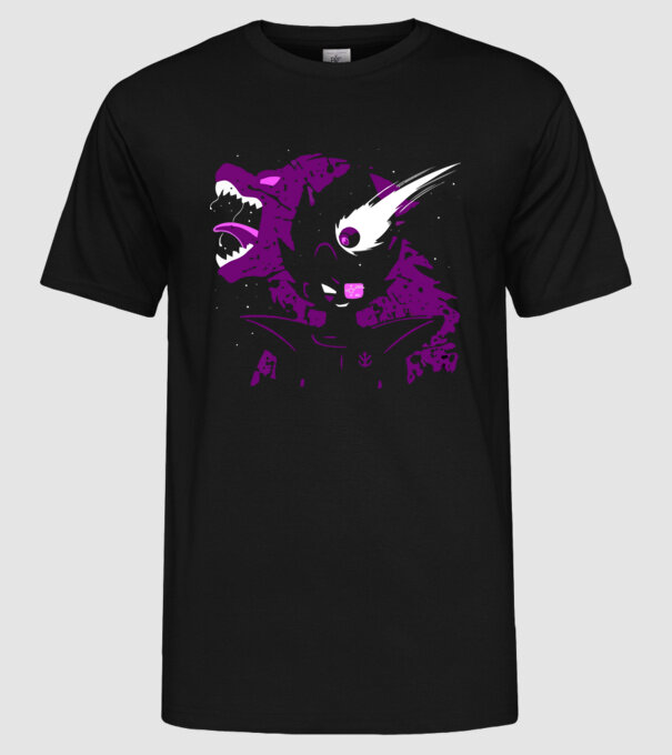 vegeta monkey dragonball model negru pe tricou