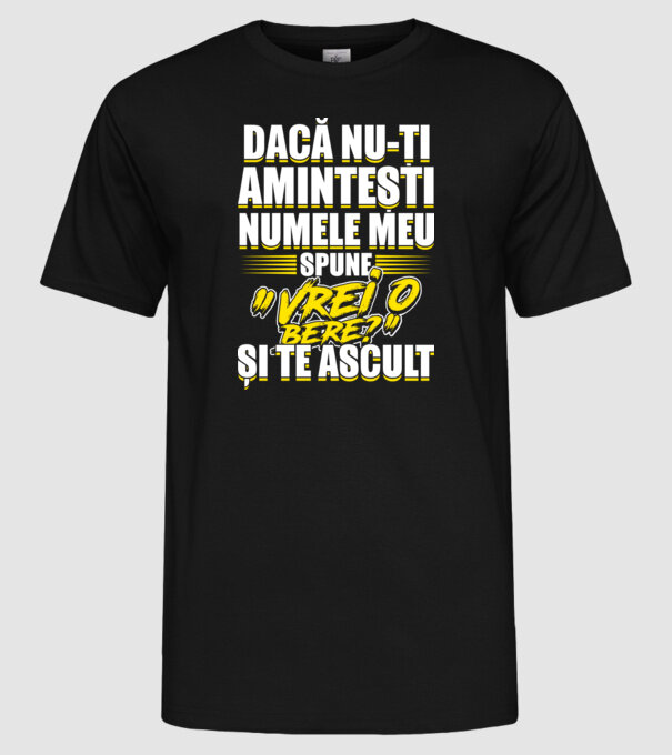 Dacă nu-ți amintești numele meu, spune