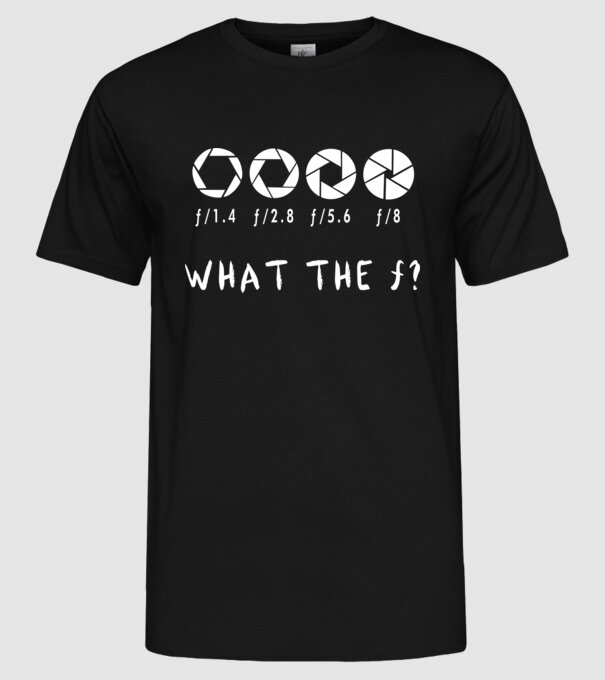 what the f model negru pe tricou