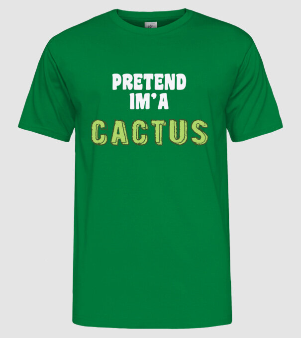 Cactus carnaval model verde pe tricou