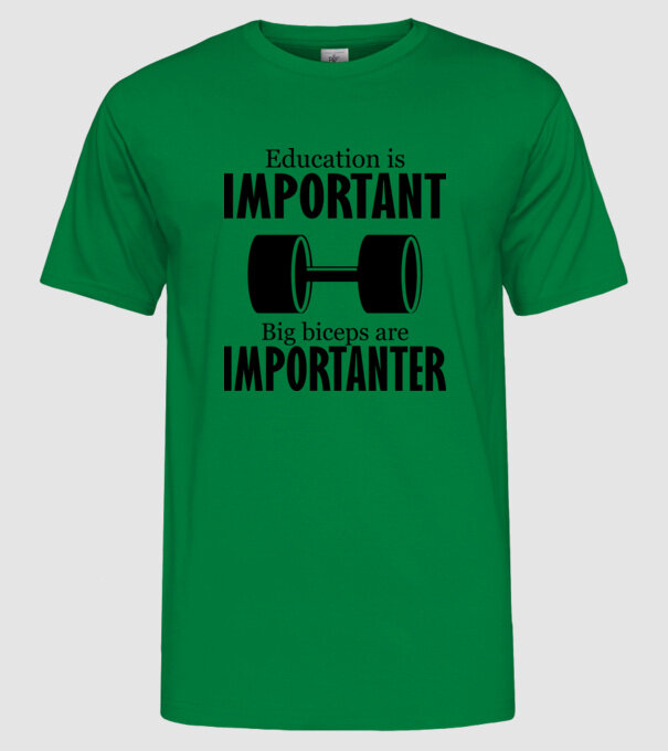 Mușchi model verde pe tricou