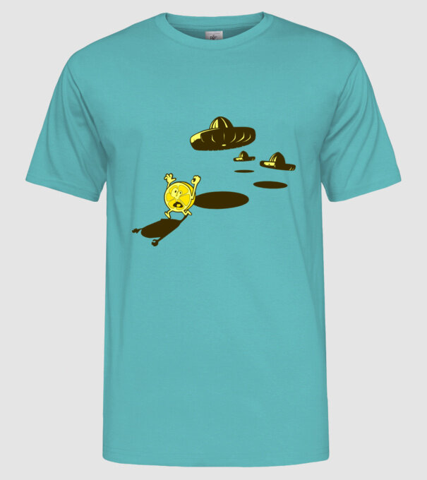 război de lămâie model turcoaz pe tricou