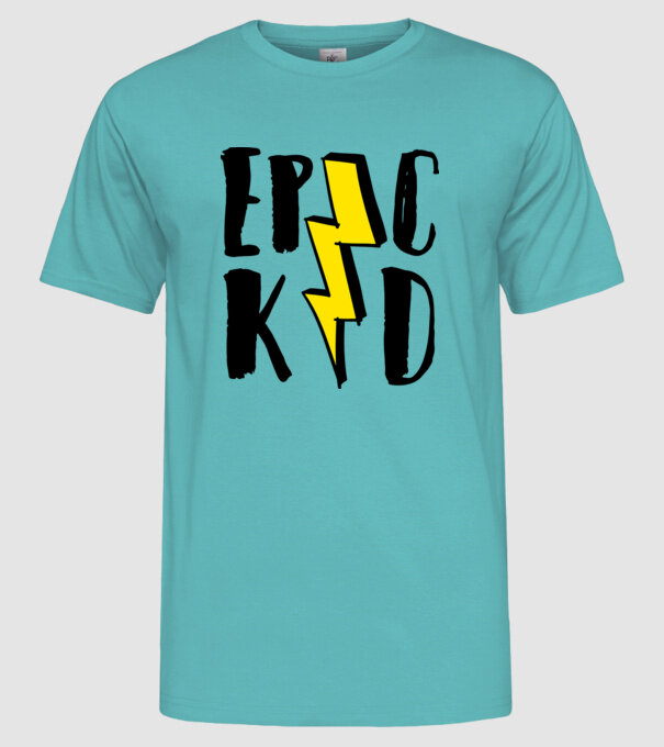 EpicKid model turcoaz pe tricou