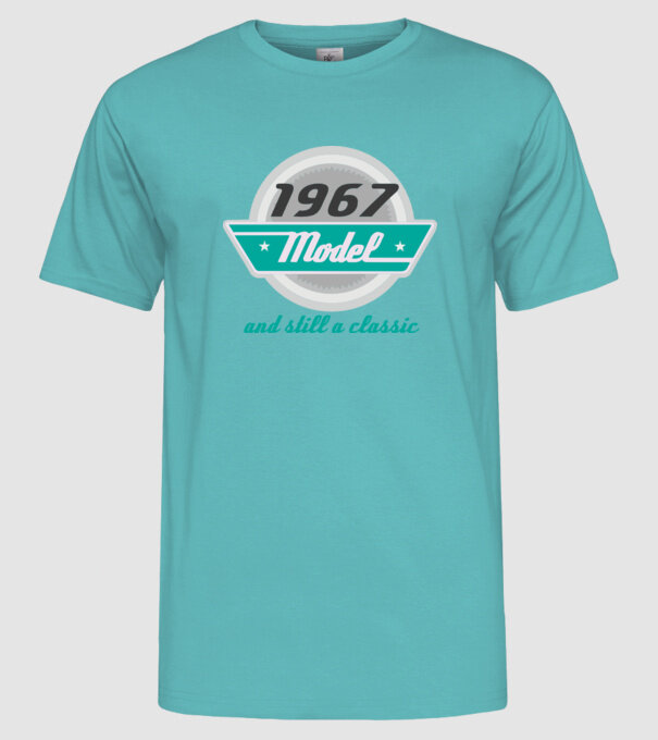 Model and still a classic - 1967 model turcoaz pe tricou