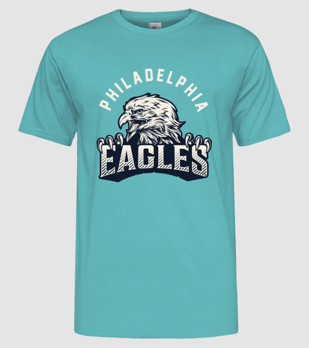 Philadelphia Eagles model turcoaz pe tricou