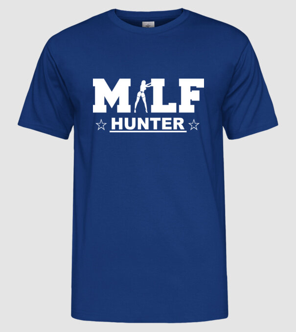 Milf model albastru regal pe tricou
