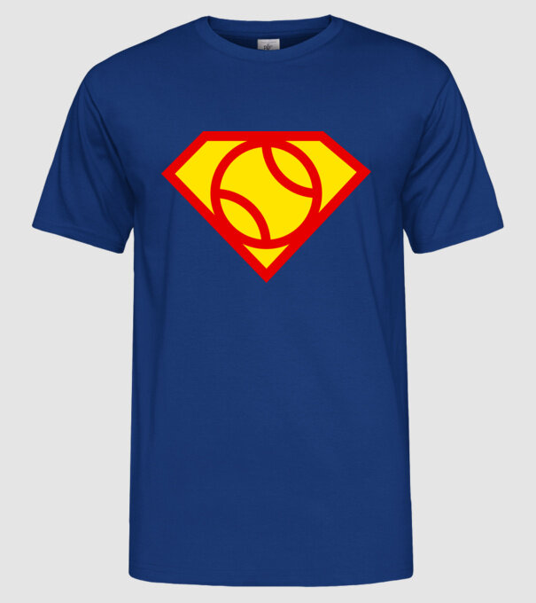Supersportiv JUCĂTOR DE TENIS model albastru regal pe tricou