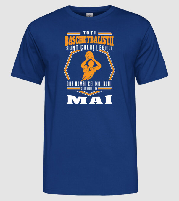 Toți baschetbaliștii sunt creați egali, dar numai cei mai buni sunt născuți în mai model albastru regal pe tricou