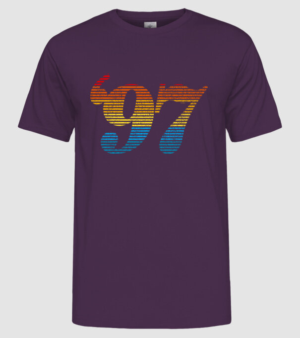 Retro Birthday 1997 model mov pe tricou