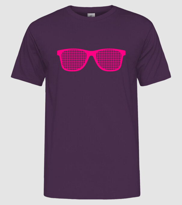 Ochelari model mov pe tricou