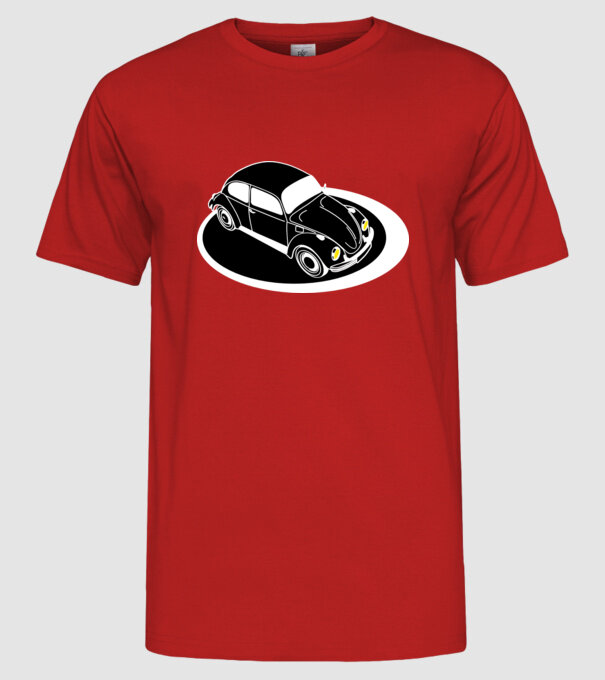 Insectă 3 culori model roșu pe tricou
