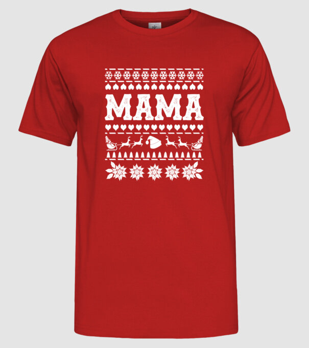 mama model roșu pe tricou