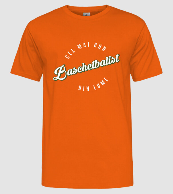 Cel mai bun Baschetbalist din lume model portocaliu pe tricou
