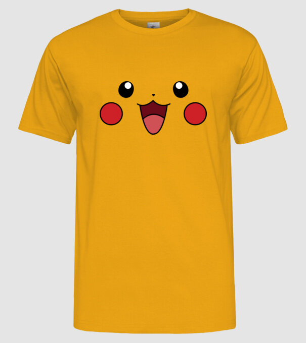 Pikachu model galben pe tricou