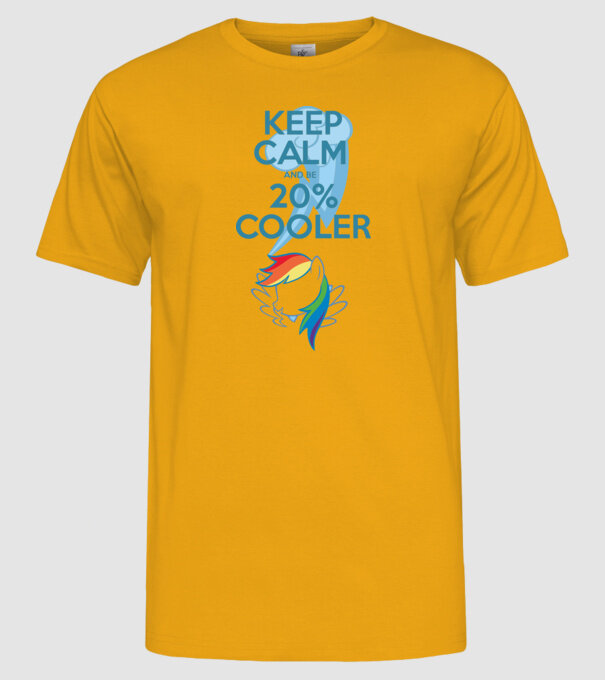 Rainbow Dash model galben pe tricou