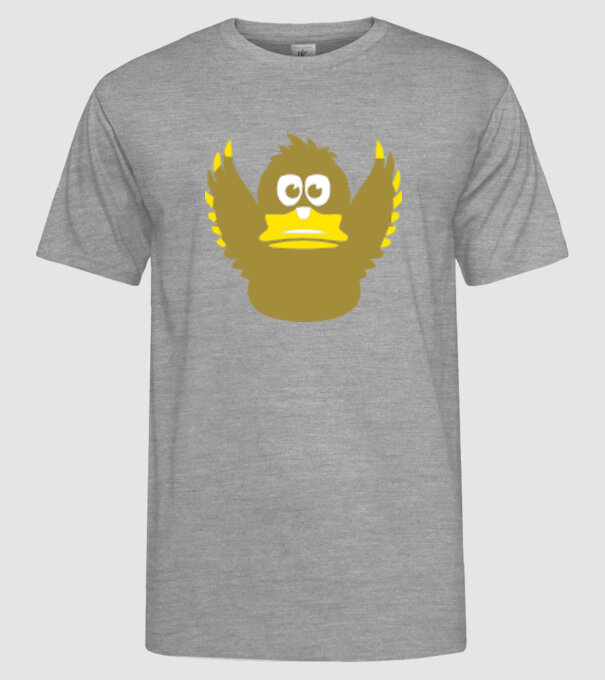 Rață model gri pe tricou