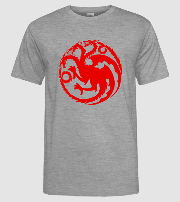 Targaryen model gri pe tricou