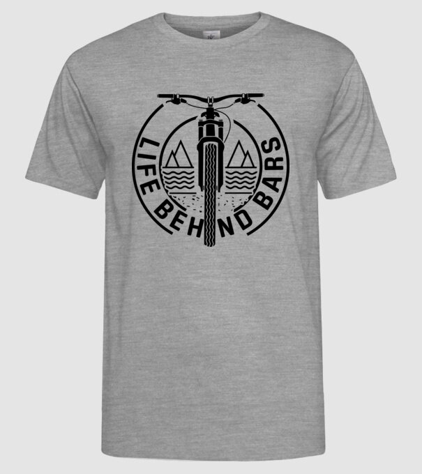 Life behind bars model gri pe tricou