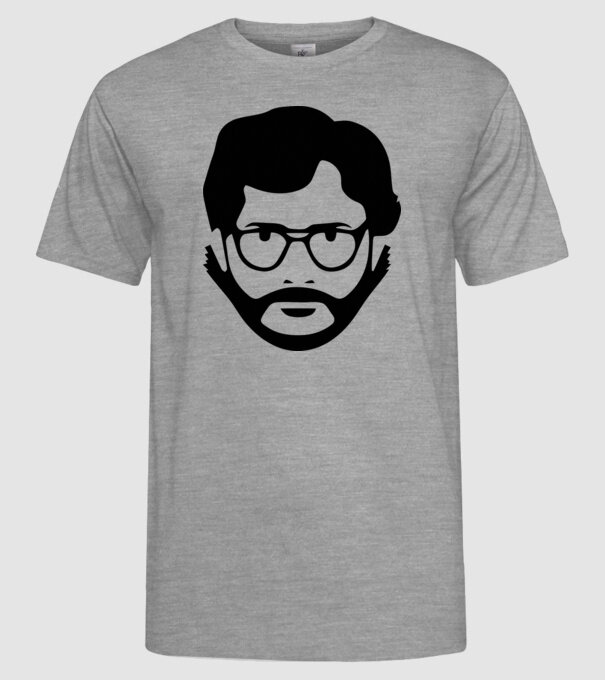 professor simple model gri pe tricou