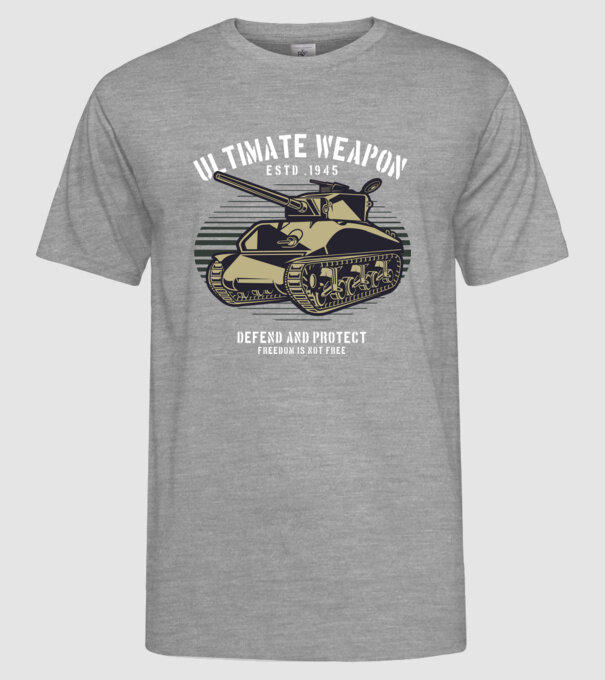 Tancuri model gri pe tricou