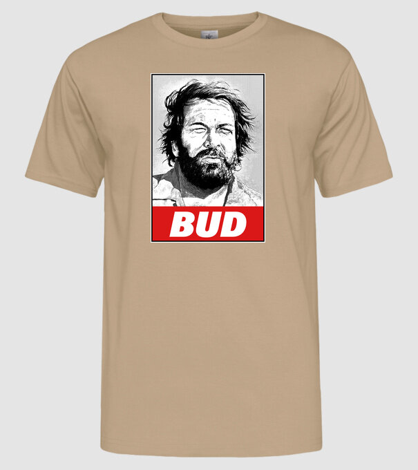 Bud Spencer halftone model nisipiu pe tricou