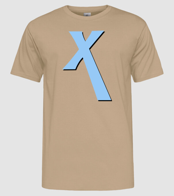 ExcaX model nisipiu pe tricou