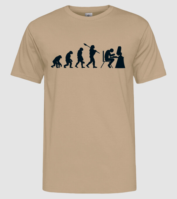 Game evolution model nisipiu pe tricou