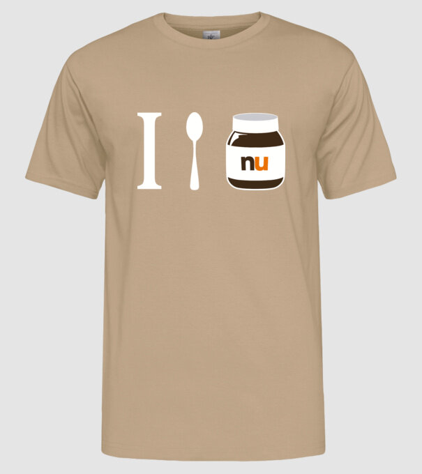 i love nutella model nisipiu pe tricou