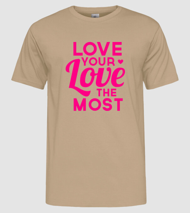 love most model nisipiu pe tricou