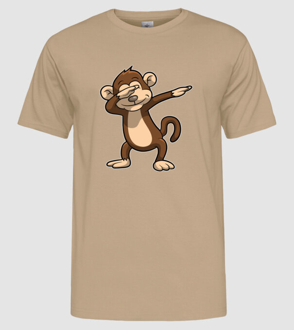 Maimuță DAB model nisipiu pe tricou