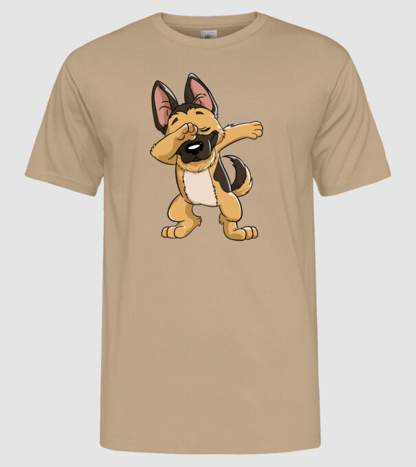 Ciobănesc german DAB model nisipiu pe tricou
