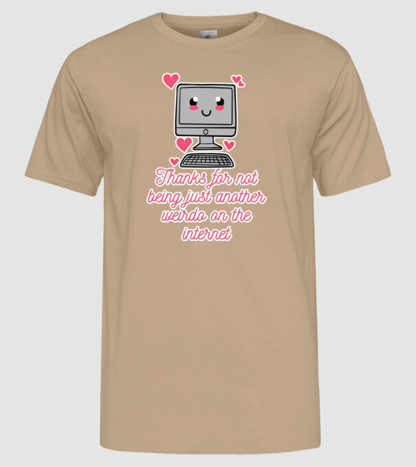 Not another weirdo model nisipiu pe tricou