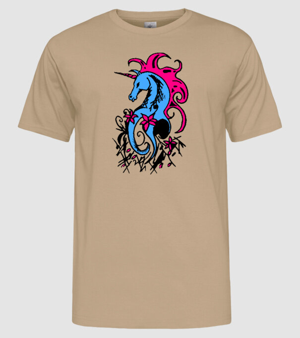 pegasus model nisipiu pe tricou