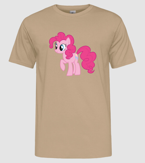 Pinkie Pie model nisipiu pe tricou