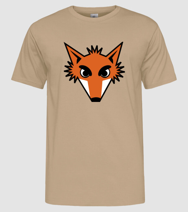 Vulpe model nisipiu pe tricou