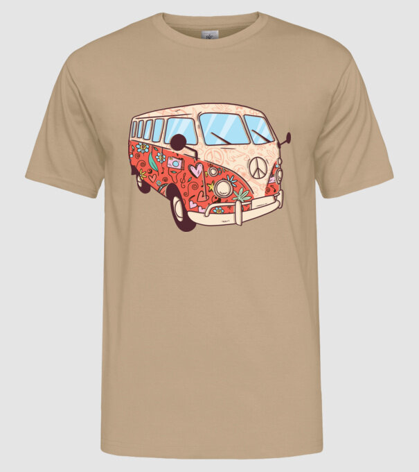 Autobuze model nisipiu pe tricou