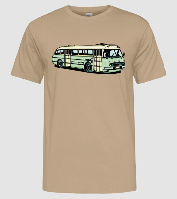 Autobuze model nisipiu pe tricou