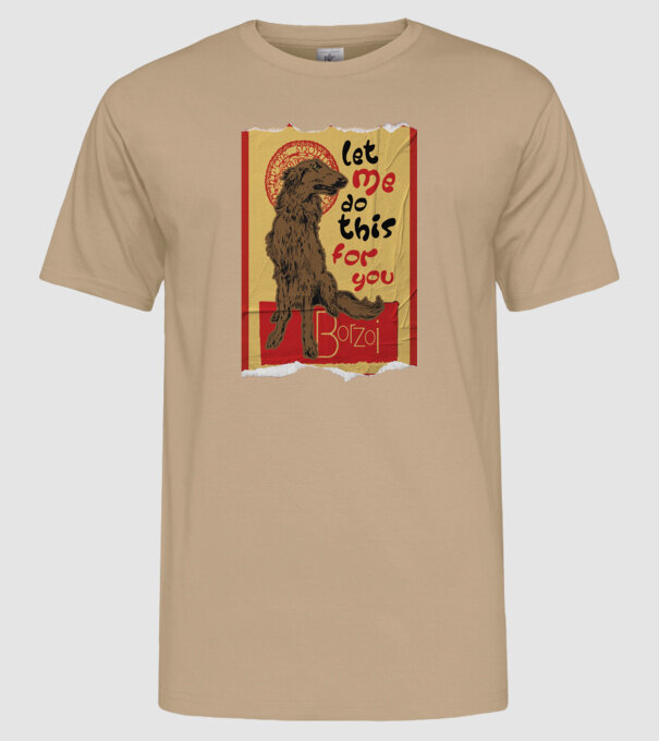 BORZOI retro poster chat noir poster texture model nisipiu pe tricou