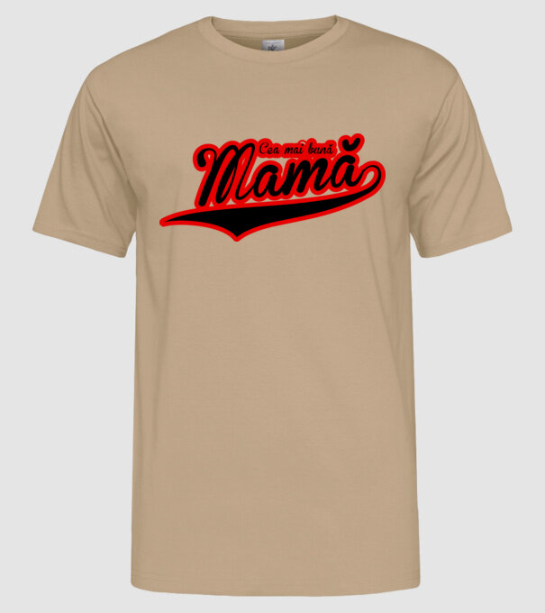 Cea mai bună mamă model nisipiu pe tricou